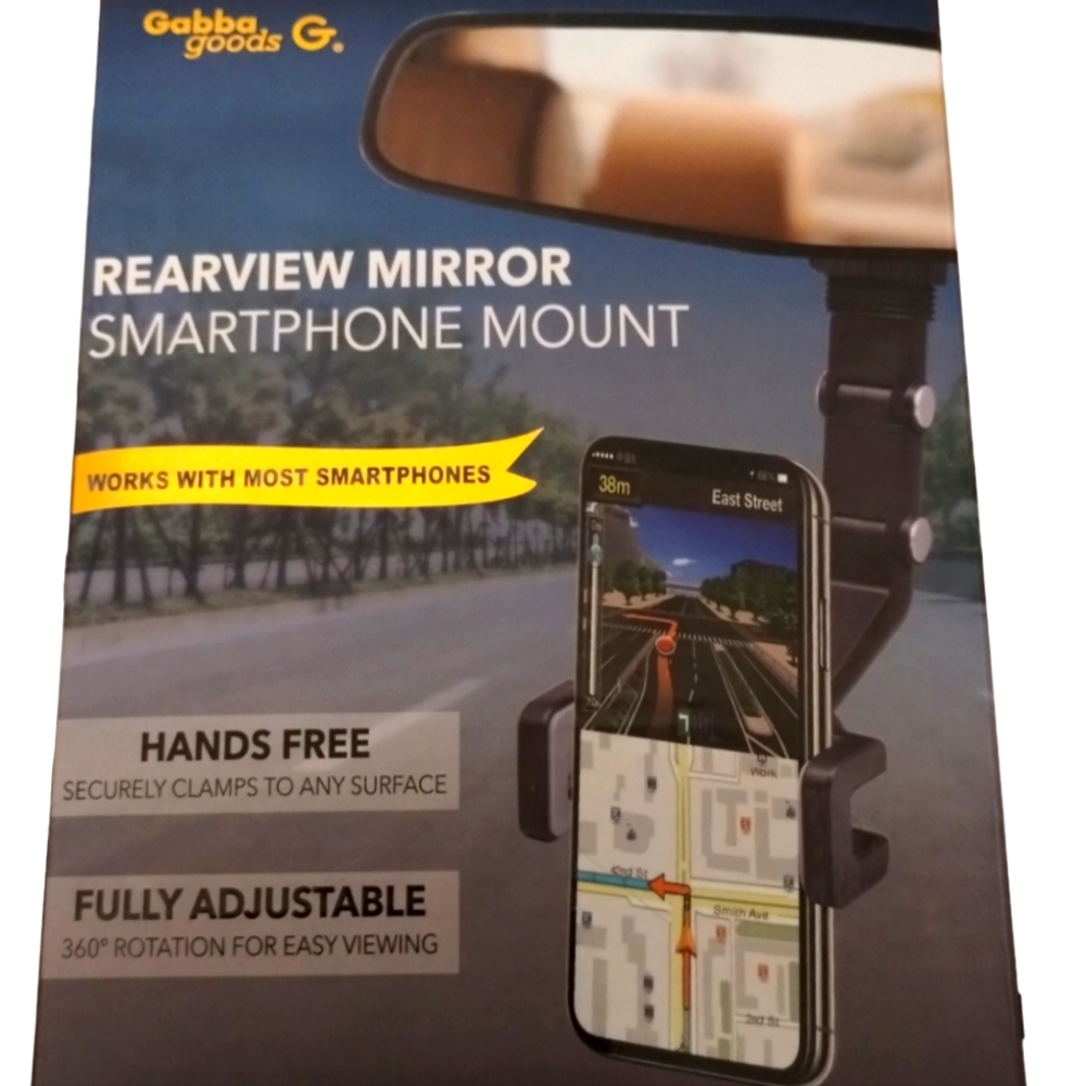 NWOT Rearview Mirror Smartphone Mount